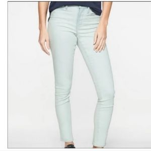 Athleta Light Mint Green Skinny Jeans